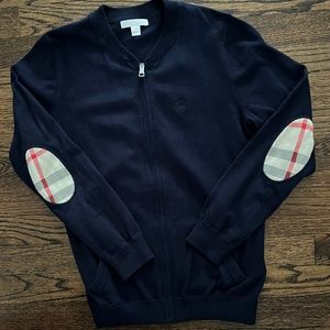 Burberry zip cardigan